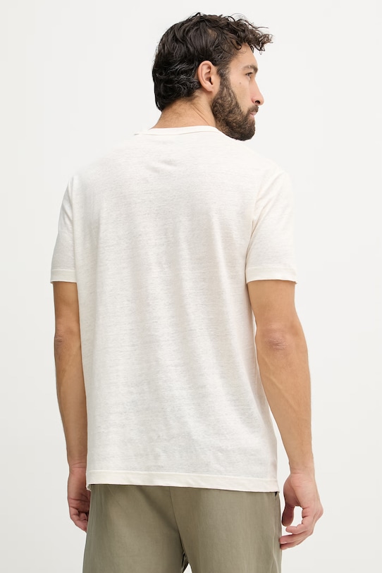 Gant t-shirt lniany 2003318 beżowy SS26