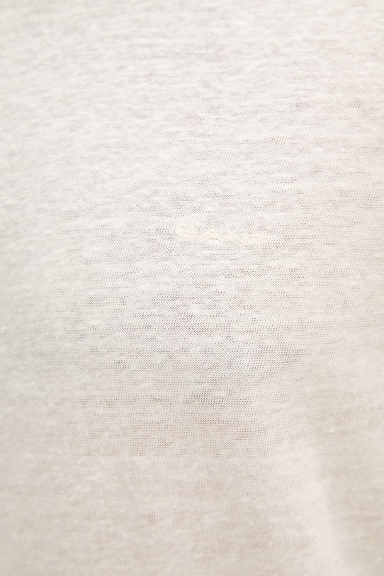 Gant t-shirt lniany beżowy 2003318