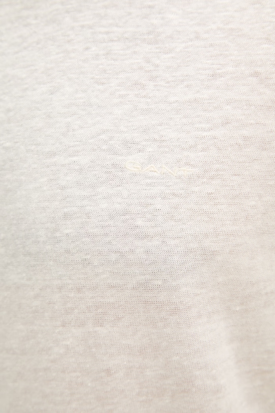 Gant t-shirt lniany beżowy 2003318