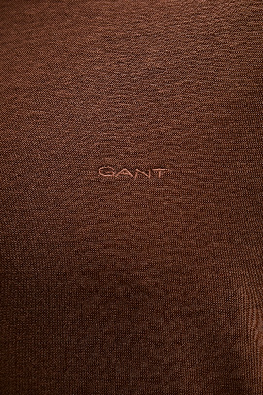 Gant t-shirt lniany 2003318 brązowy