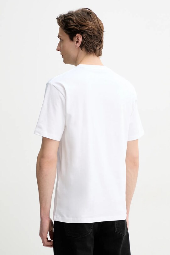 Odzież The Kooples t-shirt bawełniany HTSC30029K biały