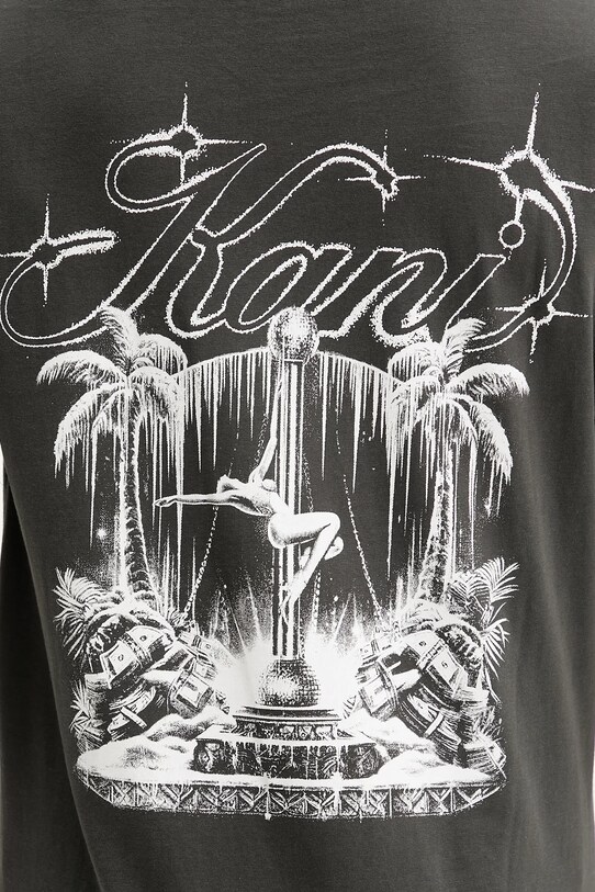 Karl Kani t-shirt bawełniany 60300186 szary