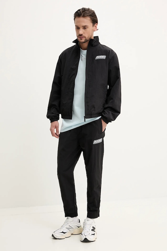 Bavlnené tričko Karl Kani 60300187 modrá SS25