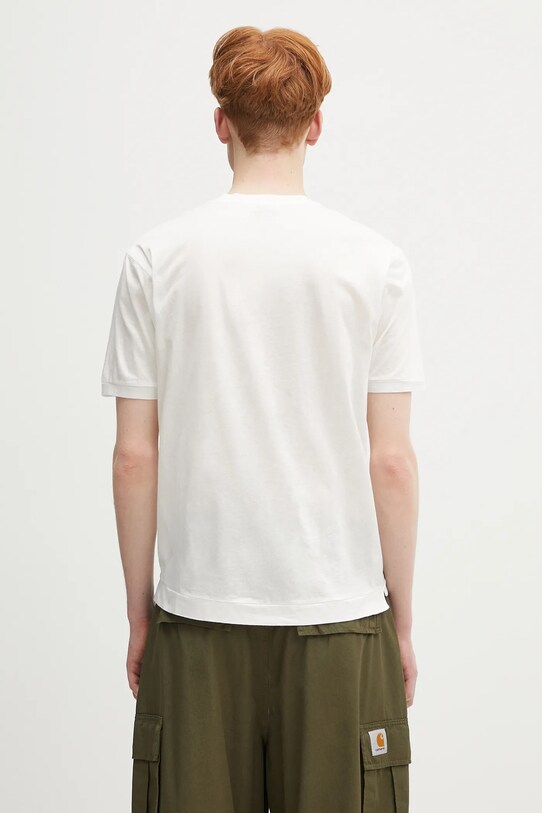 Odzież C.P. Company t-shirt bawełniany 18CMTS256A110302W biały