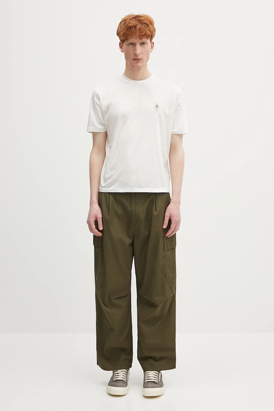 Бавовняна футболка 18CMTS256A110302W білий