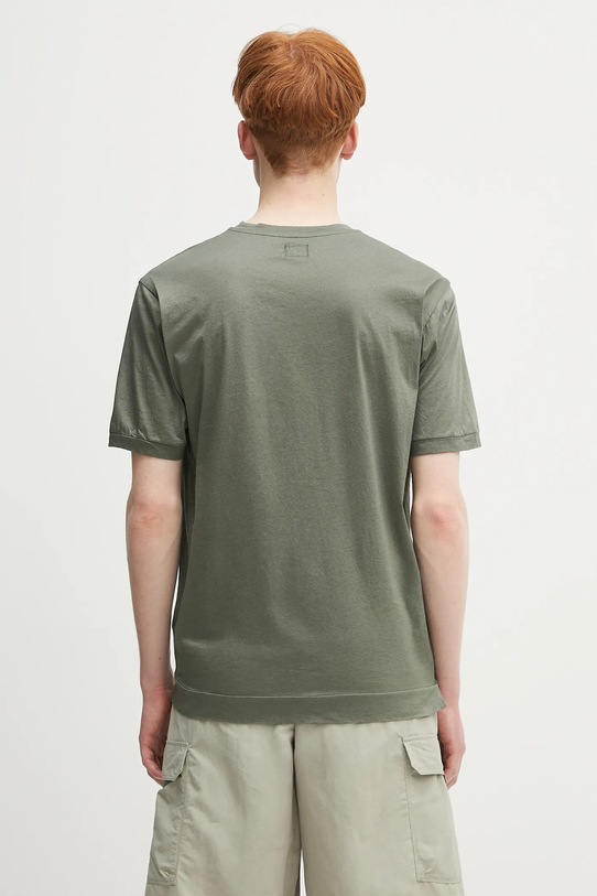 Oblečenie Bavlnené tričko C.P. Company 18CMTS256A110302W zelená