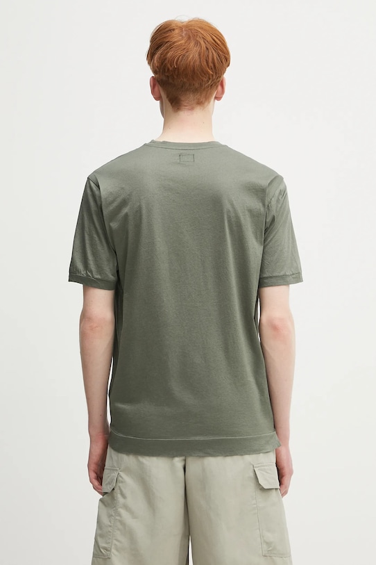 Дрехи Памучна тениска C.P. Company 18CMTS256A110302W зелен