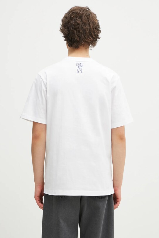 Одежда Хлопковая футболка Billionaire Boys Club Cracked Flock Print Astro T-Shirt B25156 белый