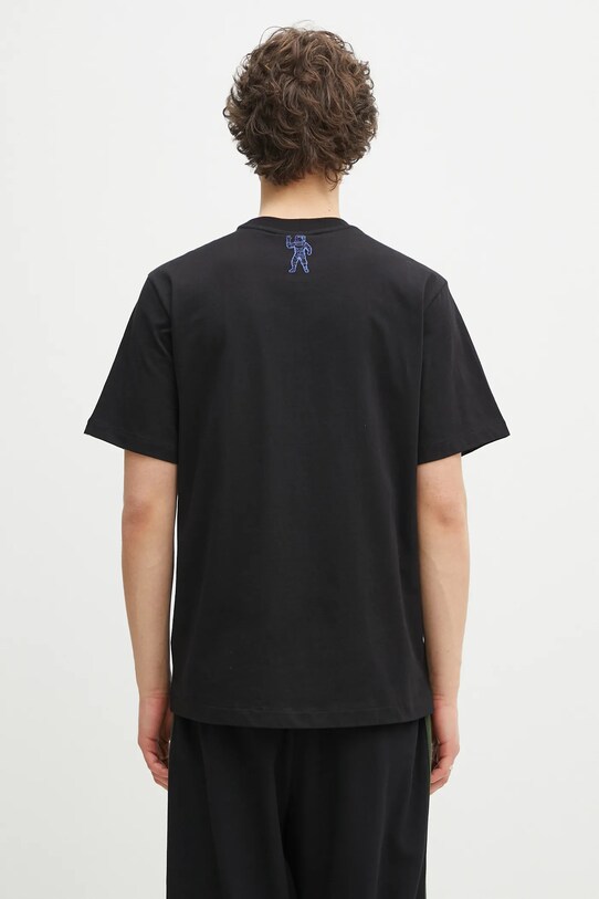 Одежда Хлопковая футболка Billionaire Boys Club Cracked Flock Print Astro T-Shirt B25156 чёрный