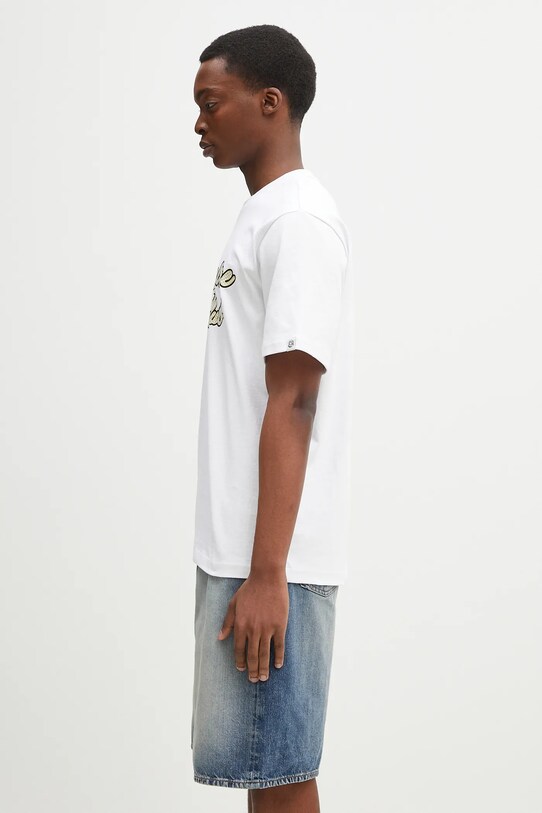 Хлопковая футболка Billionaire Boys Club Diamond Script Logo T-Shirt B25162 белый SS25