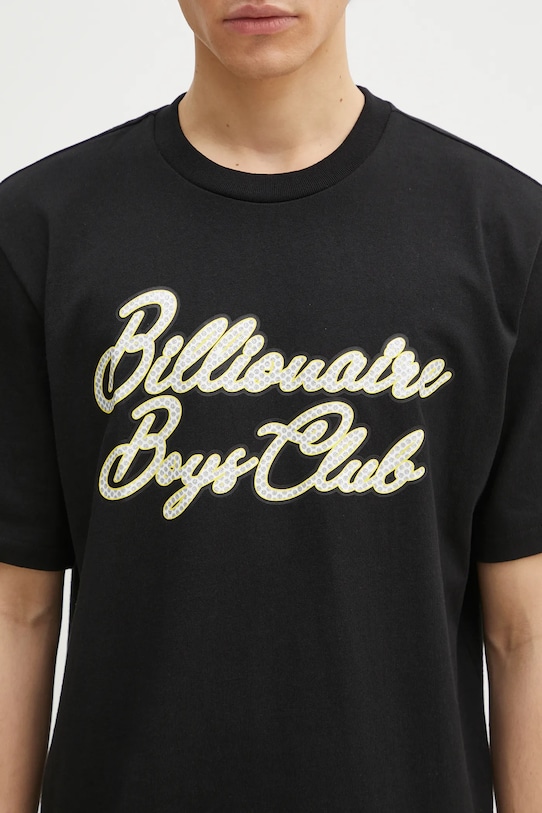 Billionaire Boys Club tricou din bumbac Diamond Script Logo T-Shirt negru B25162
