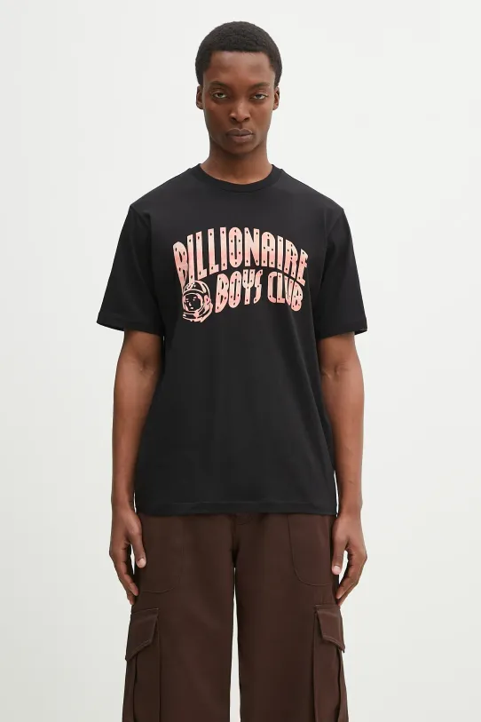 Bavlnené tričko Billionaire Boys Club Mountain Fill Arch Logo T-Shirt regular čierna B25154