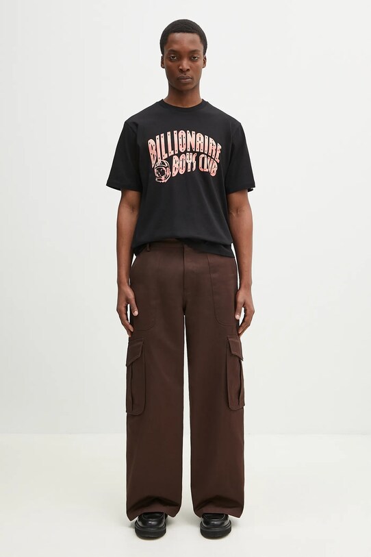 Bavlněné tričko Billionaire Boys Club Mountain Fill Arch Logo T-Shirt B25154 černá
