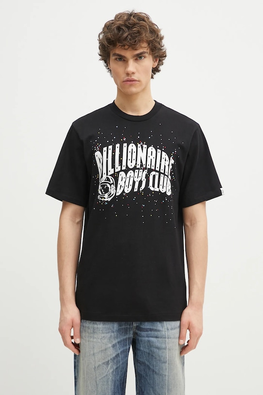 Bavlnené tričko Billionaire Boys Club Embellished Arch Logo T-Shirt potlač čierna B25155