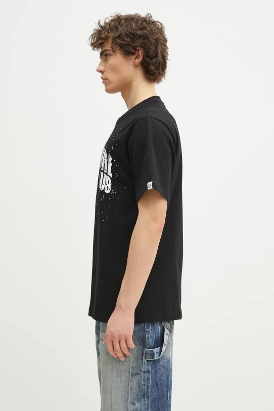 Billionaire Boys Club cotton t-shirt Embellished Arch Logo T-Shirt B25155 black SS25