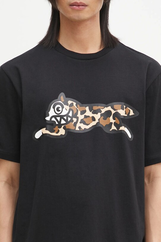 ICECREAM tricou din bumbac Running Dog T-Shirt negru IC25141