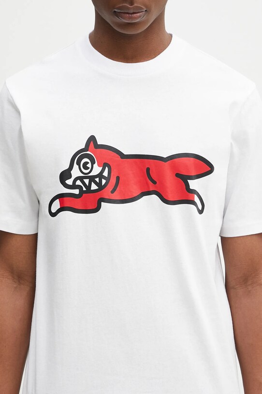ICECREAM cotton t-shirt Running Dog T-Shirt white IC23449
