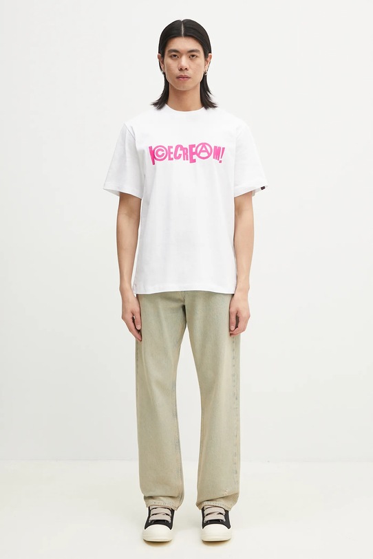 Бавовняна футболка ICECREAM Anarchy T-Shirt IC24461 білий