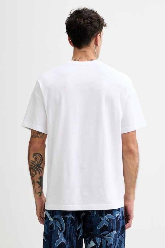 Odzież Kenzo t-shirt bawełniany Boke Flower 2.0 FF55TS4894SG.01 biały