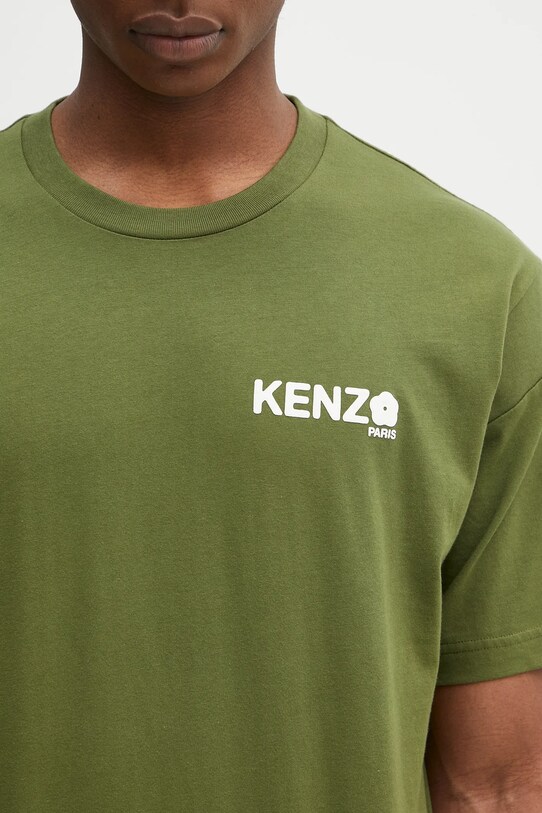Kenzo cotton t-shirt Boke Flower 2.0 green FF55TS4894SG.50