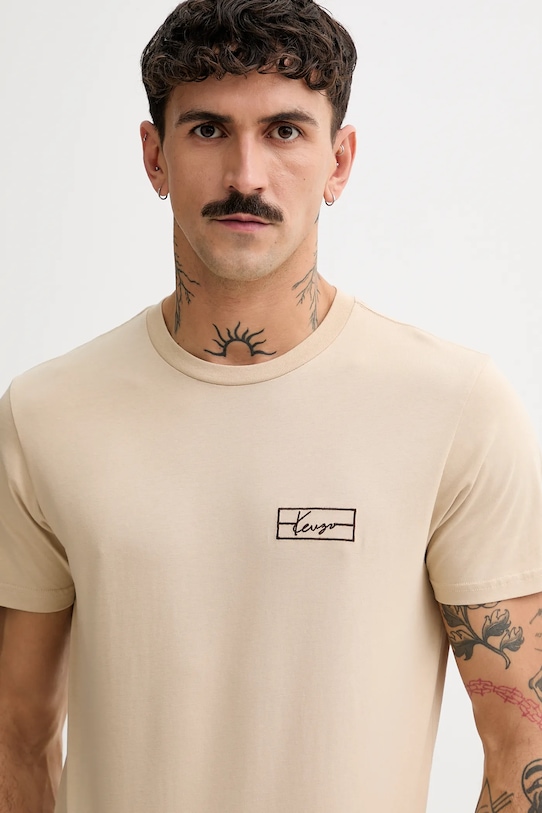 Kenzo tricou din bumbac bej FF55TS5254SO.11