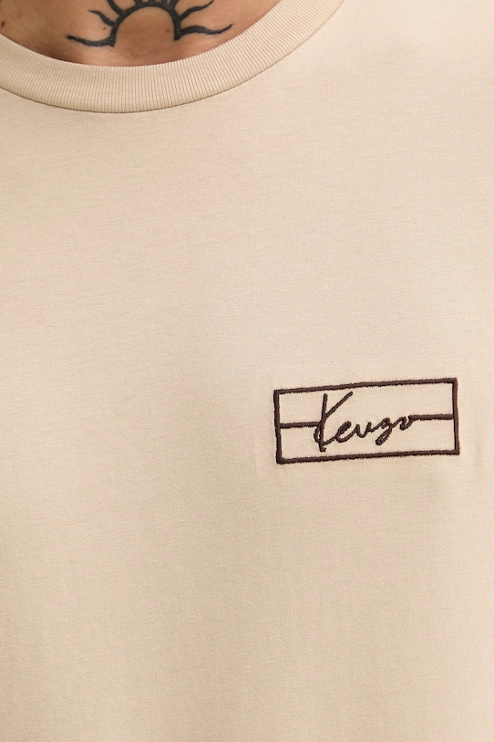 Kenzo tricou din bumbac FF55TS5254SO.11 bej