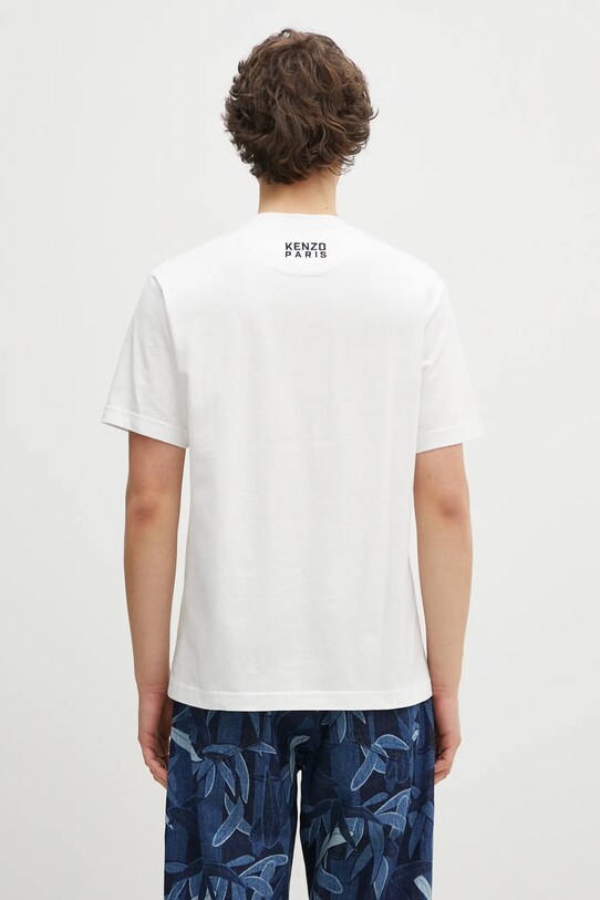 Clothing Kenzo cotton t-shirt Happy Tiger FF55TS5274SG.02 white