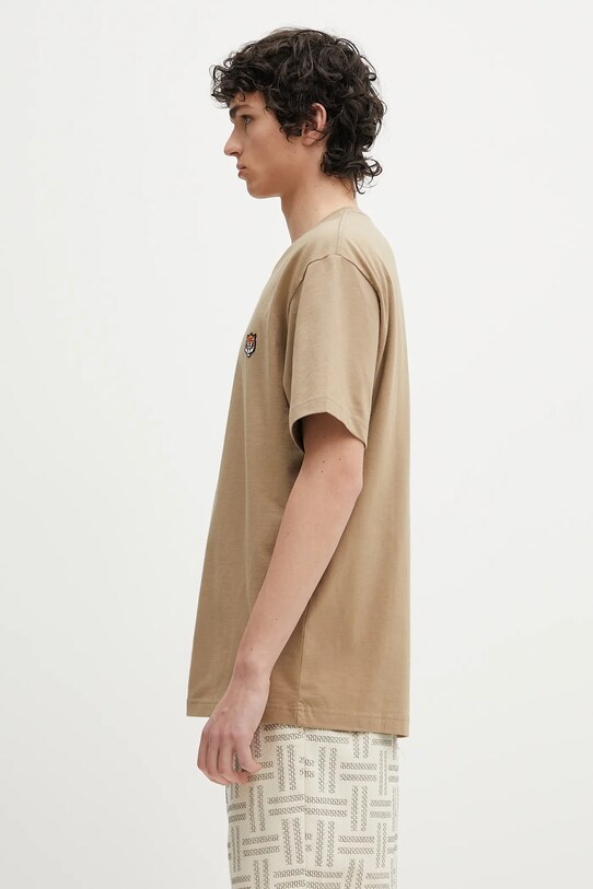Βαμβακερό μπλουζάκι Kenzo Happy Tiger FF55TS5274SG.10 πράσινο SS25