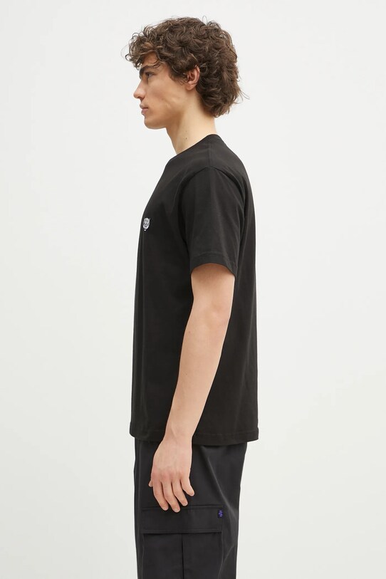 Хлопковая футболка Kenzo Happy Tiger FF55TS5274SG.99J чёрный SS25