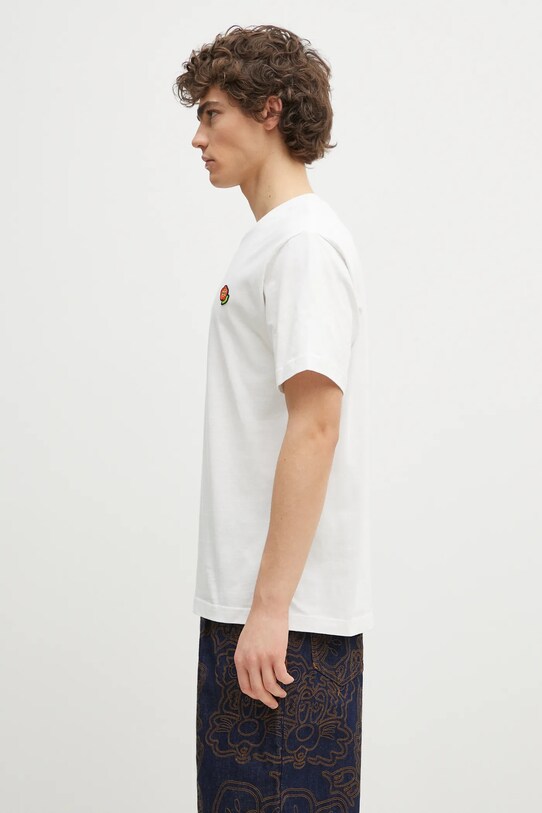 Bavlněné tričko Kenzo Pop FF55TS5284SG.02 bílá SS25