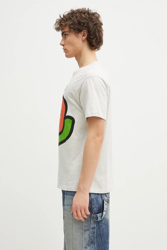 Kenzo t-shirt bawełniany FF55TS5304SG.93 szary SS25