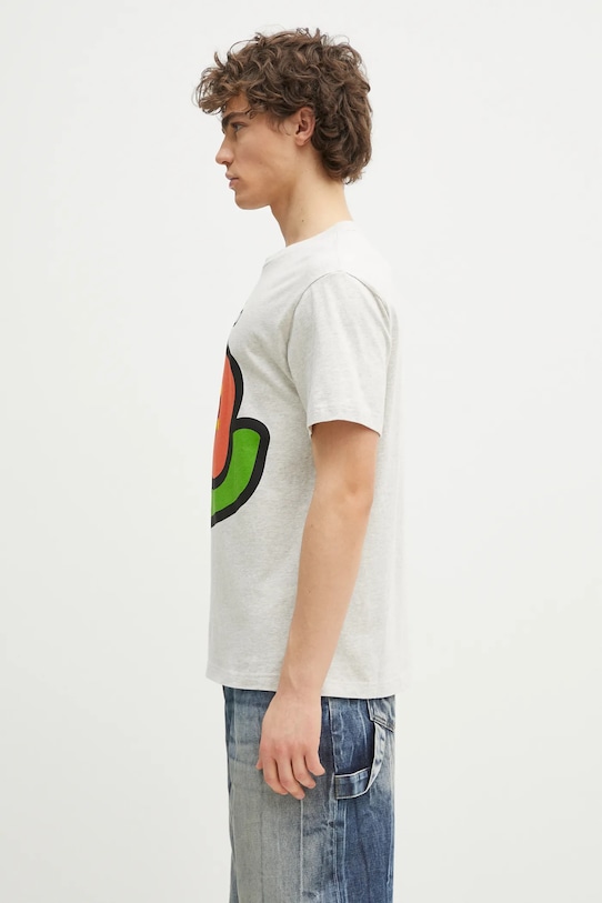 Хлопковая футболка Kenzo FF55TS5304SG.93 серый SS25