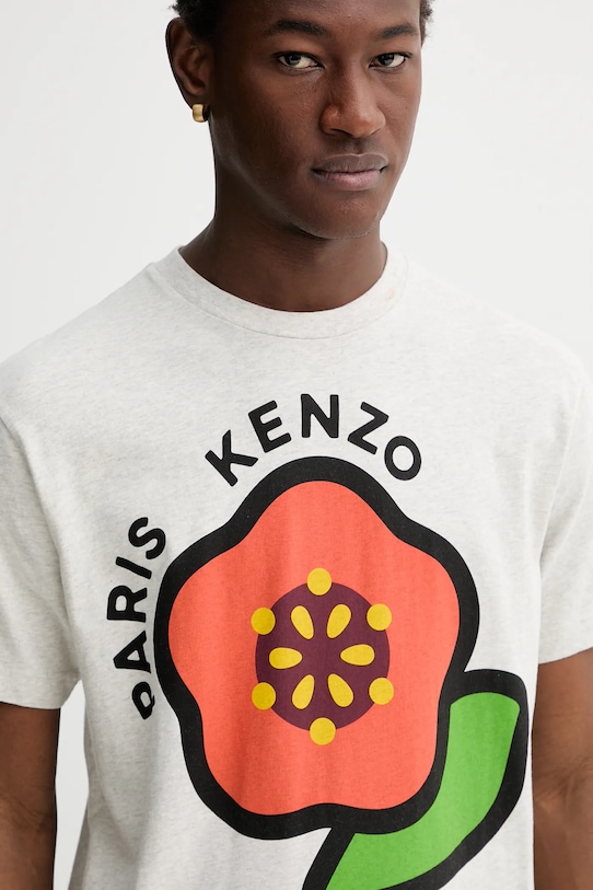 Kenzo tricou din bumbac gri FF55TS5304SG.93