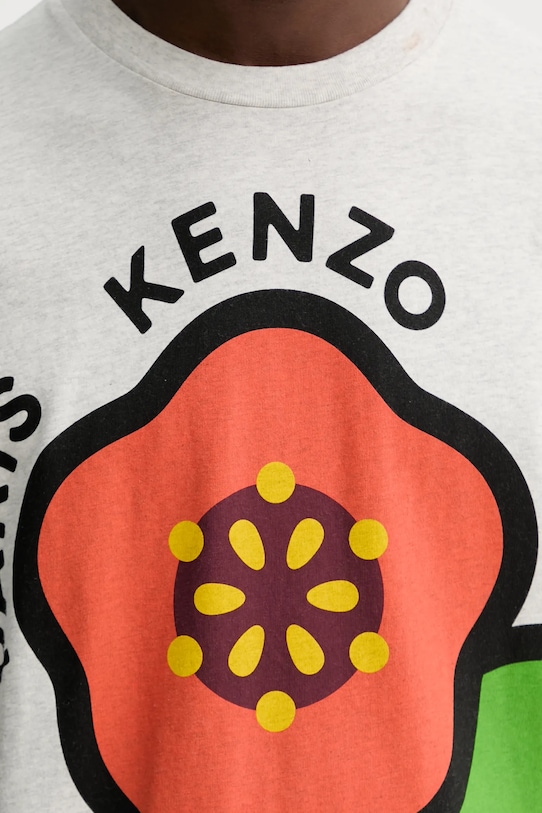 Kenzo tricou din bumbac FF55TS5304SG.93 gri