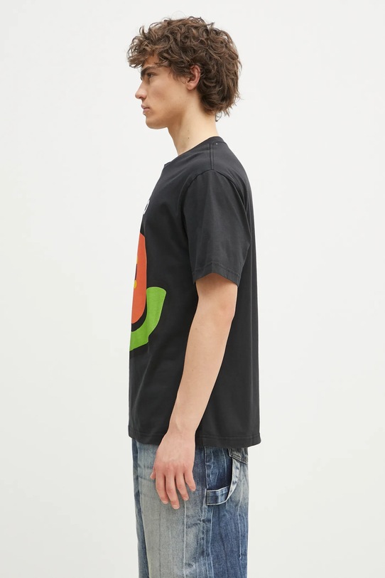 Kenzo t-shirt bawełniany FF55TS5304SG.99J czarny SS25