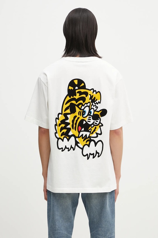 Дрехи Памучна тениска Kenzo FF55TS5474SG.02 бял