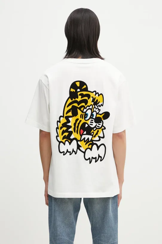 Одежда Хлопковая футболка Kenzo FF55TS5474SG.02 белый