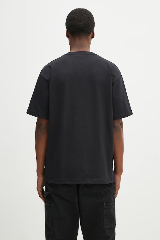 Ρούχα Βαμβακερό μπλουζάκι Norse Projects Norse Standard Heavy Loose T-shirt N01.0679.9999 μαύρο