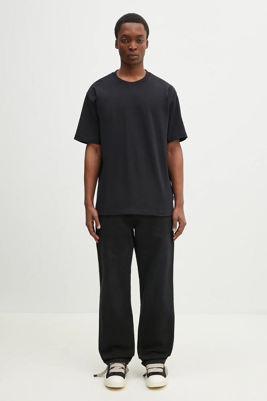 Хлопковая футболка Norse Projects Norse Standard Heavy Loose T-shirt чёрный N01.0679.9999