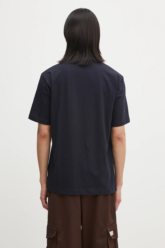 Îmbrăcăminte Norse Projects tricou din bumbac Holger Post Stamp Print T-Shirt N01.0686.7004 bleumarin