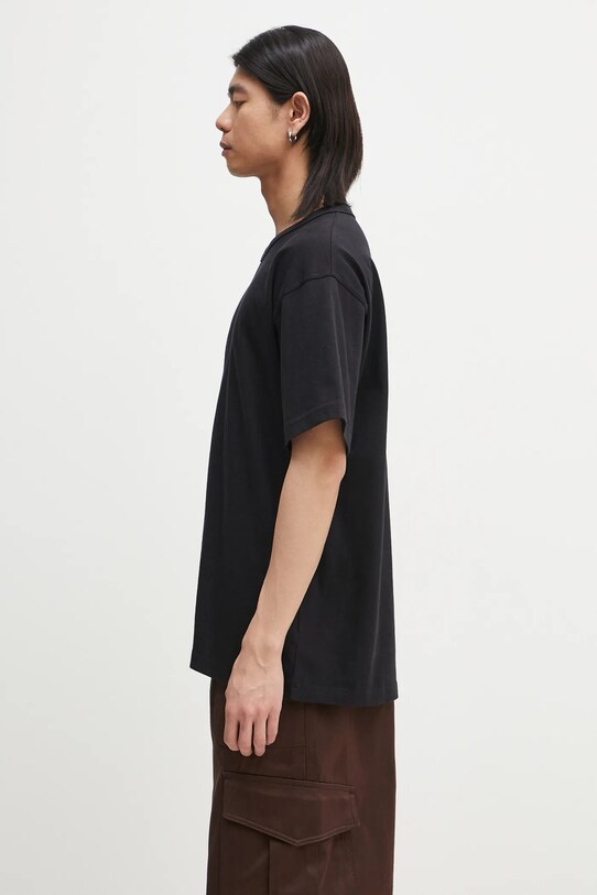 Хлопковая футболка Norse Projects Simon Heavy T-shirt N01.0687.9999 чёрный SS25