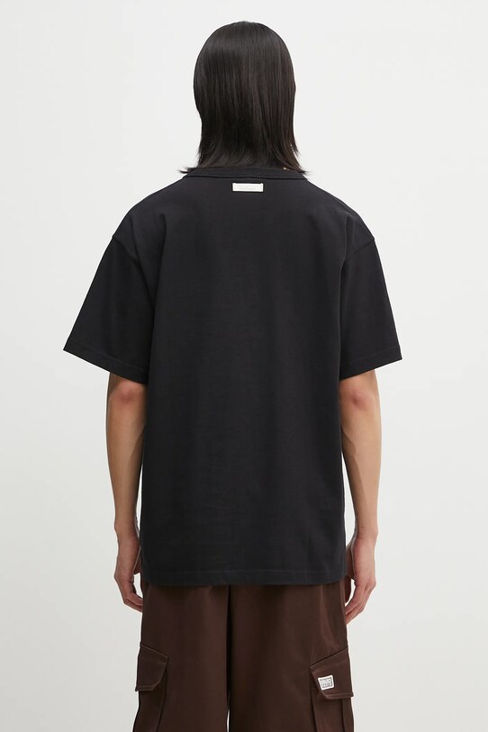 Odzież Norse Projects t-shirt bawełniany Simon Heavy T-shirt N01.0687.9999 czarny