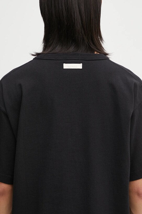 Хлопковая футболка Norse Projects Simon Heavy T-shirt чёрный N01.0687.9999