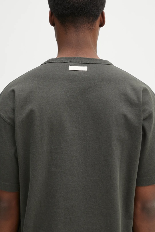 Бавовняна футболка Norse Projects Simon Heavy T-shirt зелений N01.0687.8131