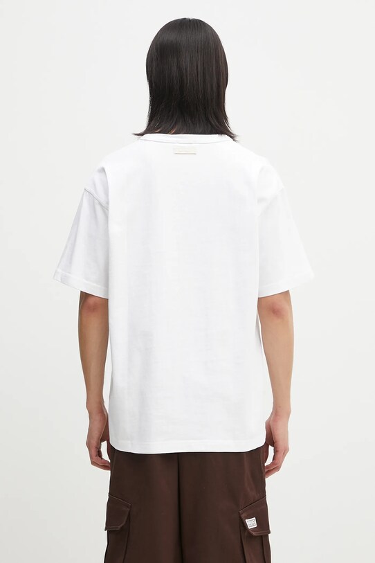 Odzież Norse Projects t-shirt bawełniany Simon Heavy T-shirt N01.0687.0001 biały
