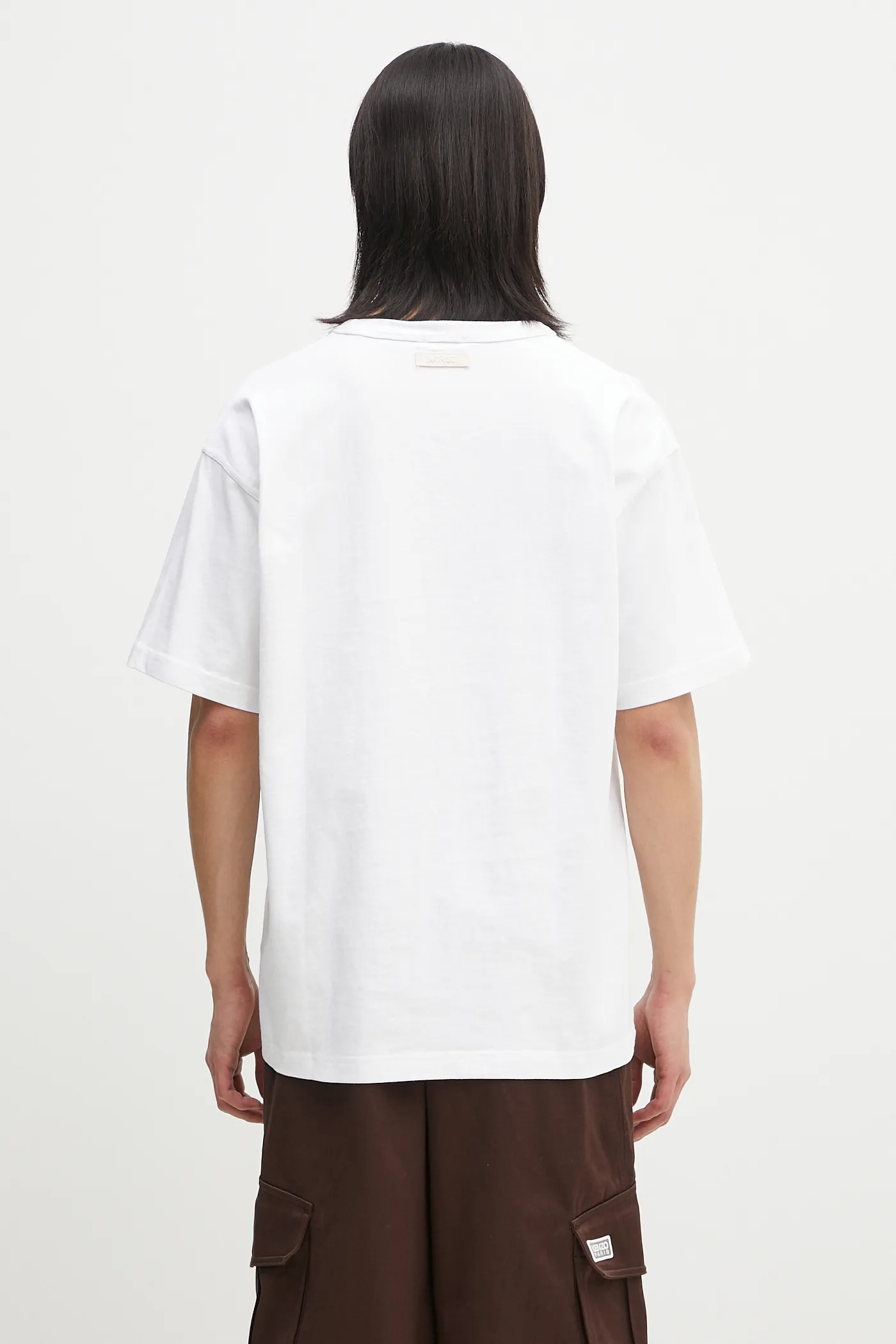 Odzież Norse Projects t-shirt bawełniany Simon Heavy T-shirt N01.0687.0001 biały