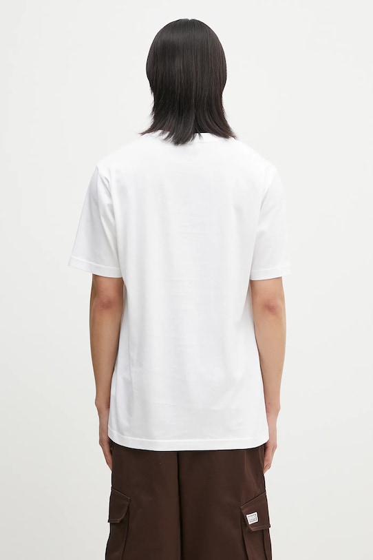 Îmbrăcăminte Norse Projects tricou din bumbac Johannes Organic Code Print T-shirt N01.0689.0001 alb