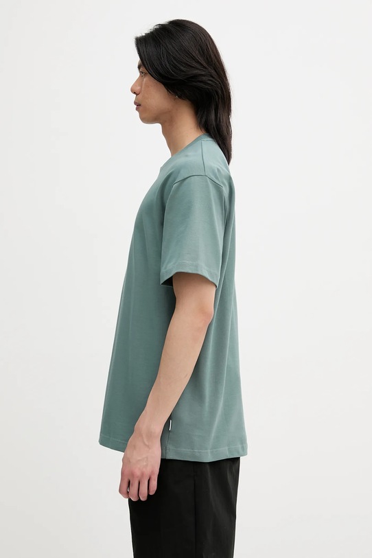 Bavlněné tričko Norse Projects Norse Standard Heavy Loose T-shirt N01.0679.7157 zelená SS25