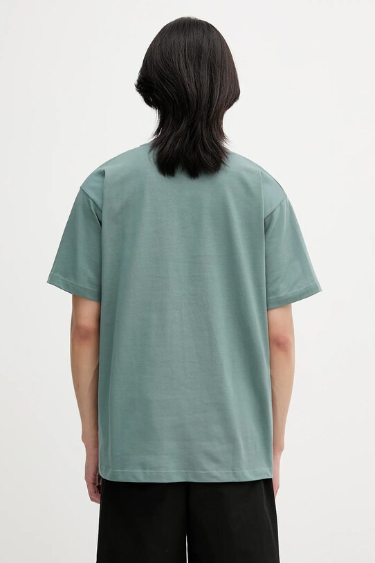 Одяг Бавовняна футболка Norse Projects Norse Standard Heavy Loose T-shirt N01.0679.7157 зелений