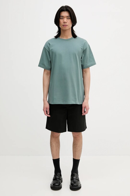 Бавовняна футболка Norse Projects Norse Standard Heavy Loose T-shirt зелений N01.0679.7157